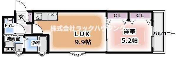 門真南駅 徒歩9分 3階の物件間取画像